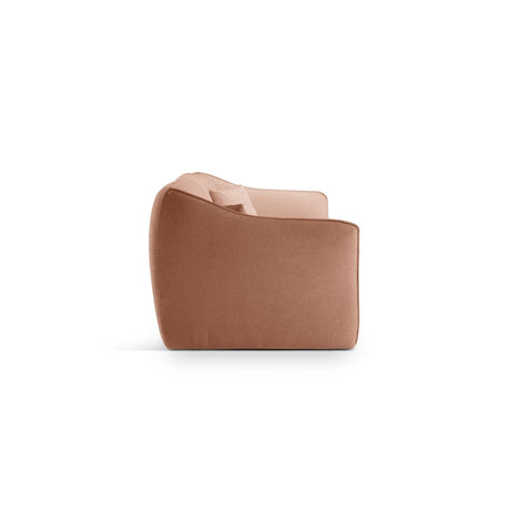 Hailey 3-Sitzer Sofa aus Boucle (Sic35) in Peach, 206x102 cm – Bild 4