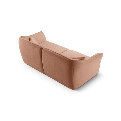 Hailey 3-Sitzer Sofa aus Boucle (Sic35) in Peach, 206x102 cm – Bild 5