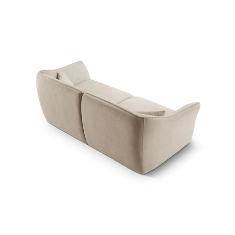 Hailey 3-Sitzer Sofa aus Boucle (Sic55) in Leichtes Beige, 206x102 cm – Bild 5