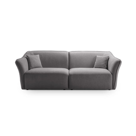 Hailey 3-Sitzer Sofa aus Boucle (Sic75) in Dunkelgrau, 206x102 cm – Bild 1