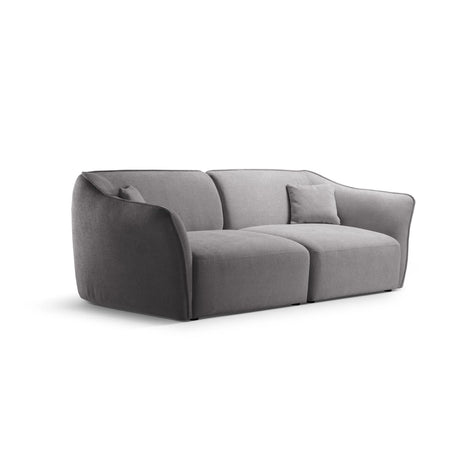 Hailey 3-Sitzer Sofa aus Boucle (Sic75) in Dunkelgrau, 206x102 cm – Bild 3