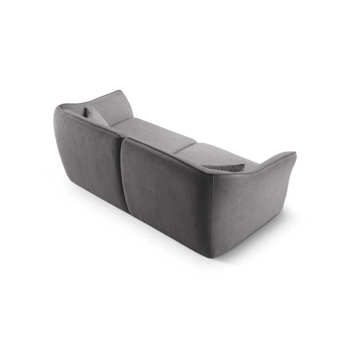 Hailey 3-Sitzer Sofa aus Boucle (Sic75) in Dunkelgrau, 206x102 cm – Bild 5