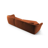 Hailey 5-Sitzer Ecksofa, Linke Seite, aus Boucle (Sic30) in Ziegel, 292x138 cm – Bild 6