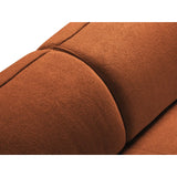 Hailey 5-Sitzer Ecksofa, Linke Seite, aus Boucle (Sic30) in Ziegel, 292x138 cm – Bild 8