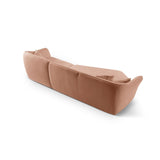 Hailey 5-Sitzer Ecksofa, Linke Seite, aus Boucle (Sic35) in Peach, 292x138 cm – Bild 6