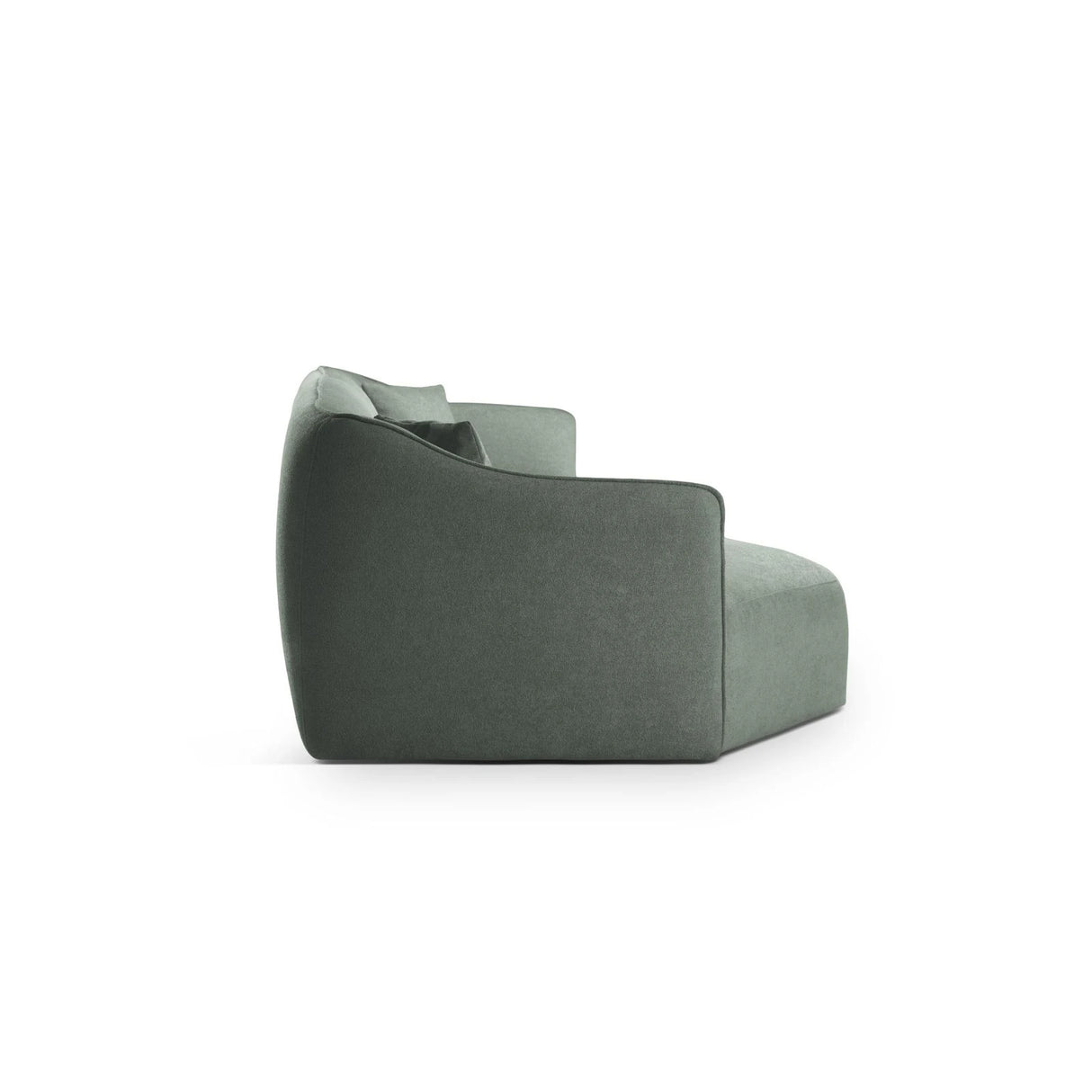 Hailey 5-Sitzer Ecksofa, Linke Seite, aus Boucle (Sic5) in Mint, 292x138 cm – Bild 5