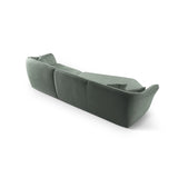 Hailey 5-Sitzer Ecksofa, Linke Seite, aus Boucle (Sic5) in Mint, 292x138 cm – Bild 6