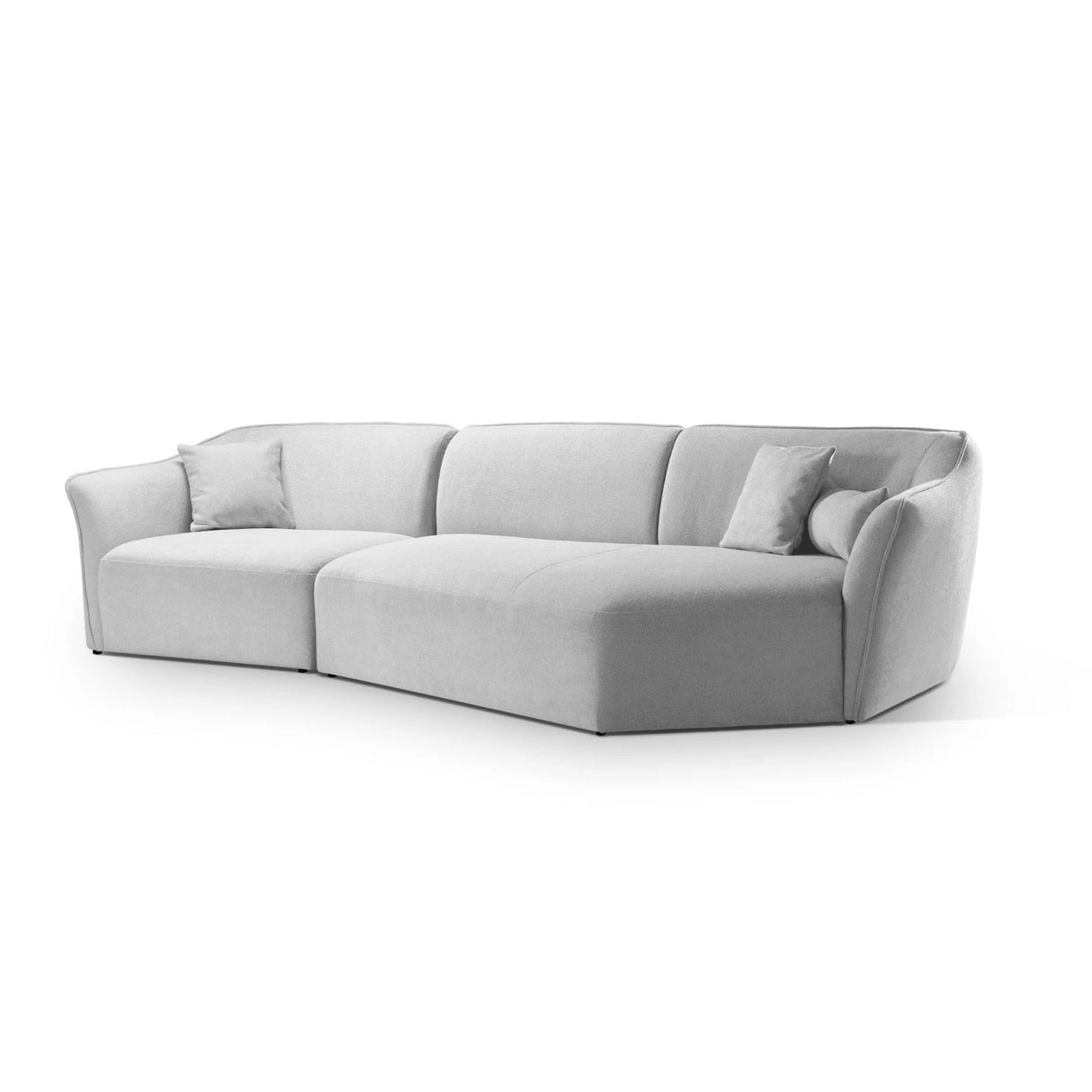 Hailey 5-Sitzer Ecksofa, Rechte Seite, aus Boucle, 292x138 cm – Bild 3