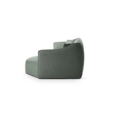 Hailey 5-Sitzer Ecksofa, Rechte Seite, aus Boucle (Sic5) in Mint, 292x138 cm – Bild 5