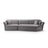 Hailey 5-Sitzer Ecksofa, Rechte Seite, aus Boucle (Sic75) in Dunkelgrau, 292x138 cm – Bild 1