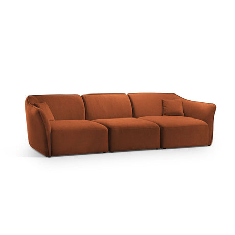 Hailey 5-Sitzer Sofa aus Boucle (Sic30) in Ziegel, 292x102 cm – Bild 3