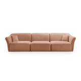 Hailey 5-Sitzer Sofa aus Boucle (Sic35) in Peach, 292x102 cm – Bild 1