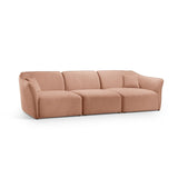 Hailey 5-Sitzer Sofa aus Boucle (Sic35) in Peach, 292x102 cm – Bild 3