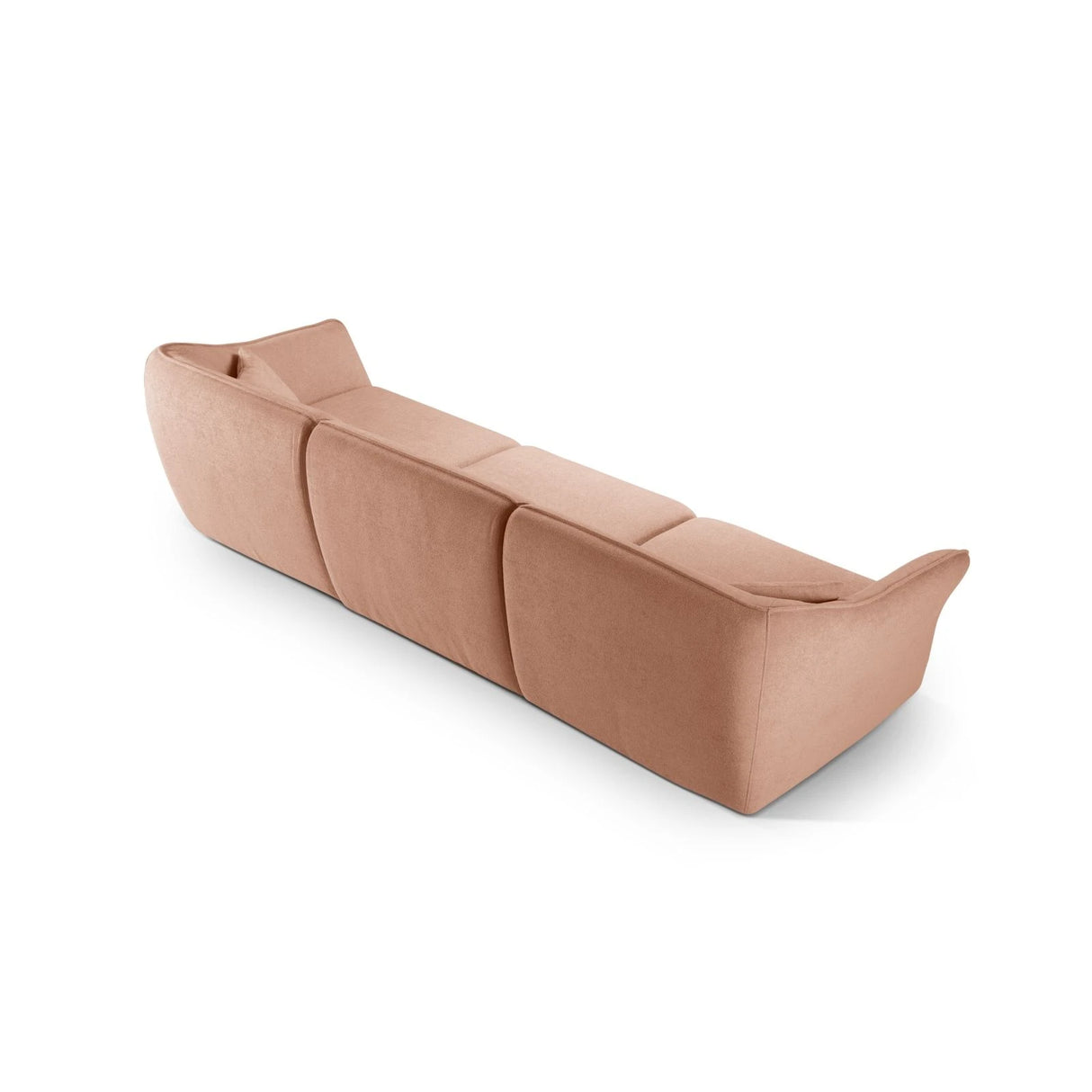 Hailey 5-Sitzer Sofa aus Boucle (Sic35) in Peach, 292x102 cm – Bild 5