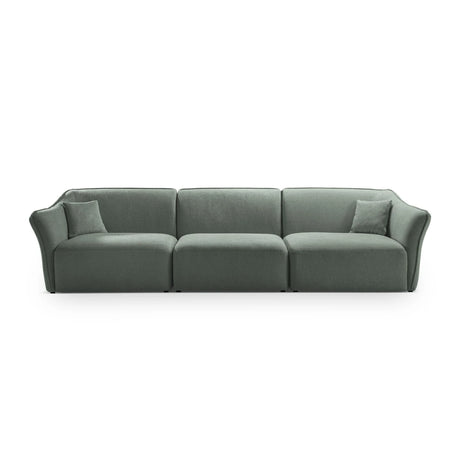 Hailey 5-Sitzer Sofa aus Boucle (Sic5) in Mint, 292x102 cm – Bild 1