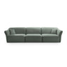 Hailey 5-Sitzer Sofa aus Boucle (Sic5) in Mint, 292x102 cm – Bild 1