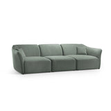 Hailey 5-Sitzer Sofa aus Boucle (Sic5) in Mint, 292x102 cm – Bild 3