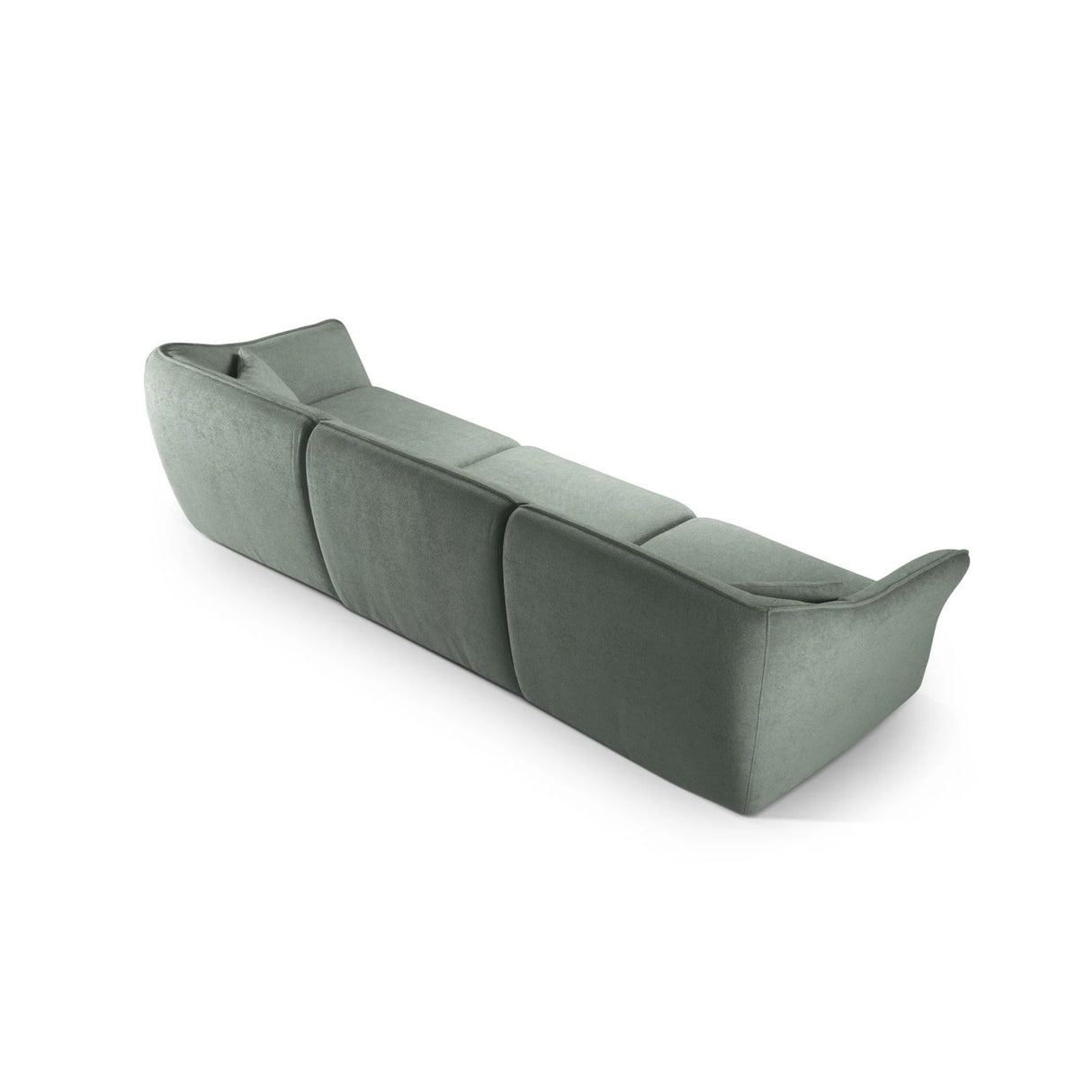 Hailey 5-Sitzer Sofa aus Boucle (Sic5) in Mint, 292x102 cm – Bild 5