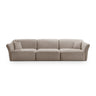 Hailey 5-Sitzer Sofa aus Boucle (Sic50) in Dunkelbeige, 292x102 cm – Bild 1