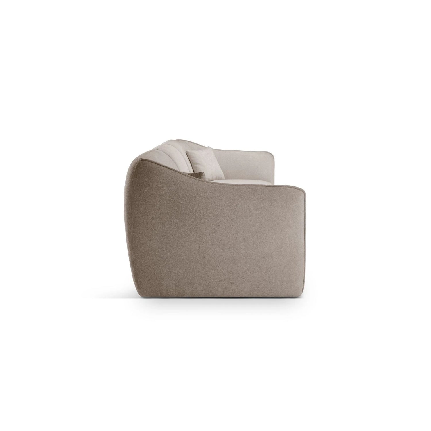 Hailey 5-Sitzer Sofa aus Boucle (Sic50) in Dunkelbeige, 292x102 cm – Bild 4