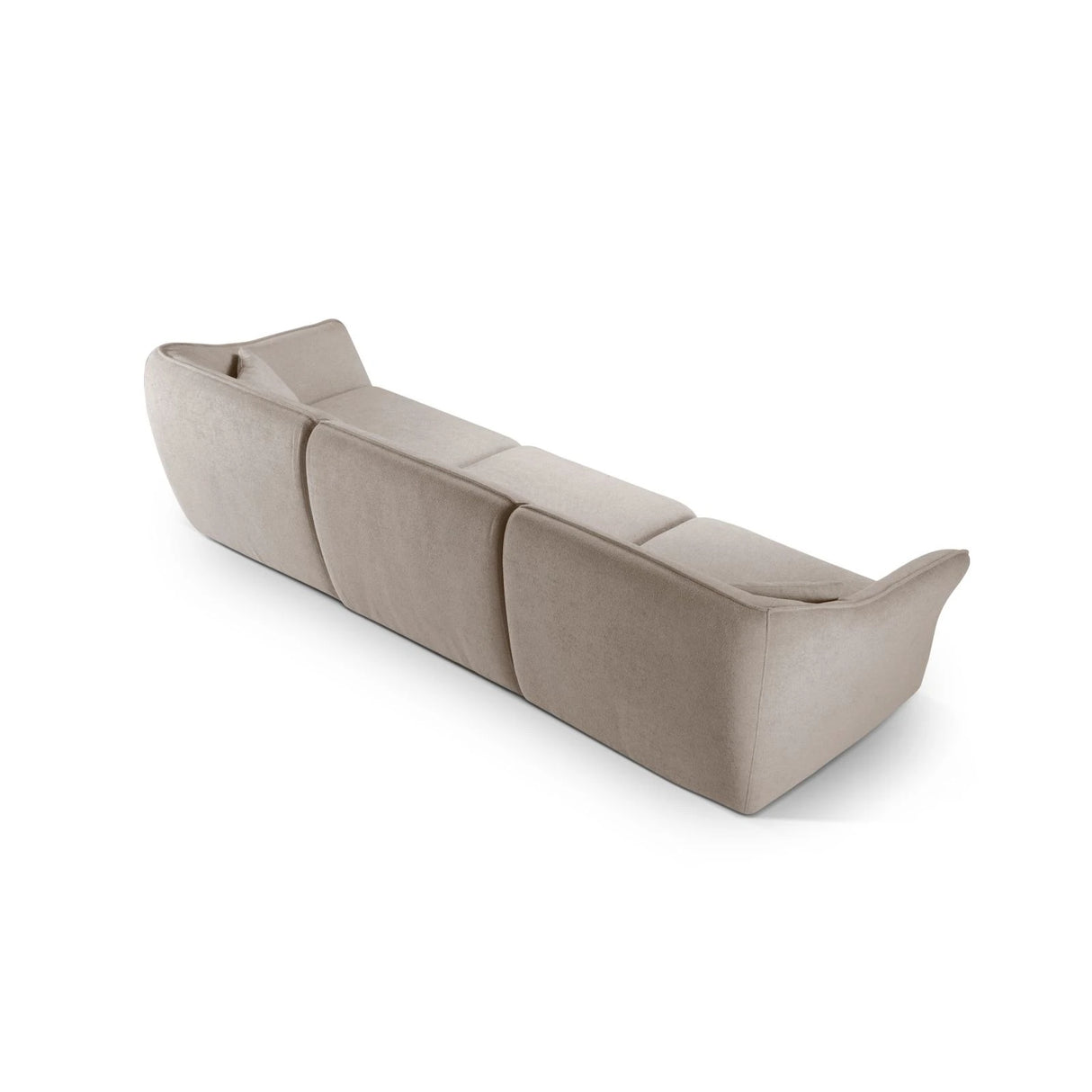 Hailey 5-Sitzer Sofa aus Boucle (Sic50) in Dunkelbeige, 292x102 cm – Bild 5