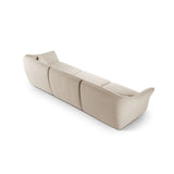 Hailey 5-Sitzer Sofa aus Boucle (Sic55) in Leichtes Beige, 292x102 cm – Bild 5