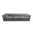 Hailey 5-Sitzer Sofa aus Boucle (Sic75) in Dunkelgrau, 292x102 cm – Bild 1