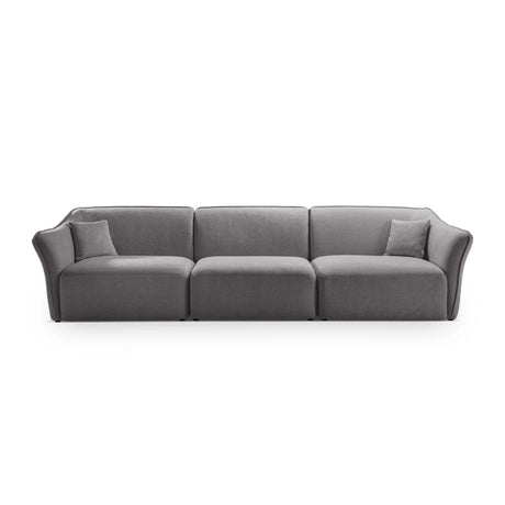 Hailey 5-Sitzer Sofa aus Boucle (Sic75) in Dunkelgrau, 292x102 cm – Bild 1