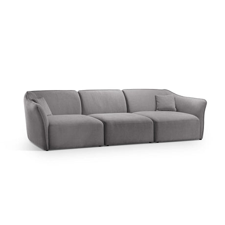 Hailey 5-Sitzer Sofa aus Boucle (Sic75) in Dunkelgrau, 292x102 cm – Bild 3
