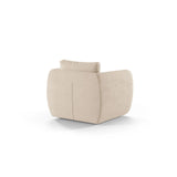 Iga Sessel aus Boucle (Baloo 2074) in Beige, 95x87 cm – Bild 4