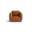 Iga Sessel aus Boucle (Baloo 2078) in Terrakotta, 95x87 cm – Bild 1