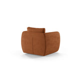 Iga Sessel aus Boucle (Baloo 2078) in Terrakotta, 95x87 cm – Bild 4