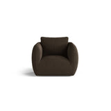 Iga Sessel aus Boucle (Baloo 2081) in Braun, 95x87 cm – Bild 1