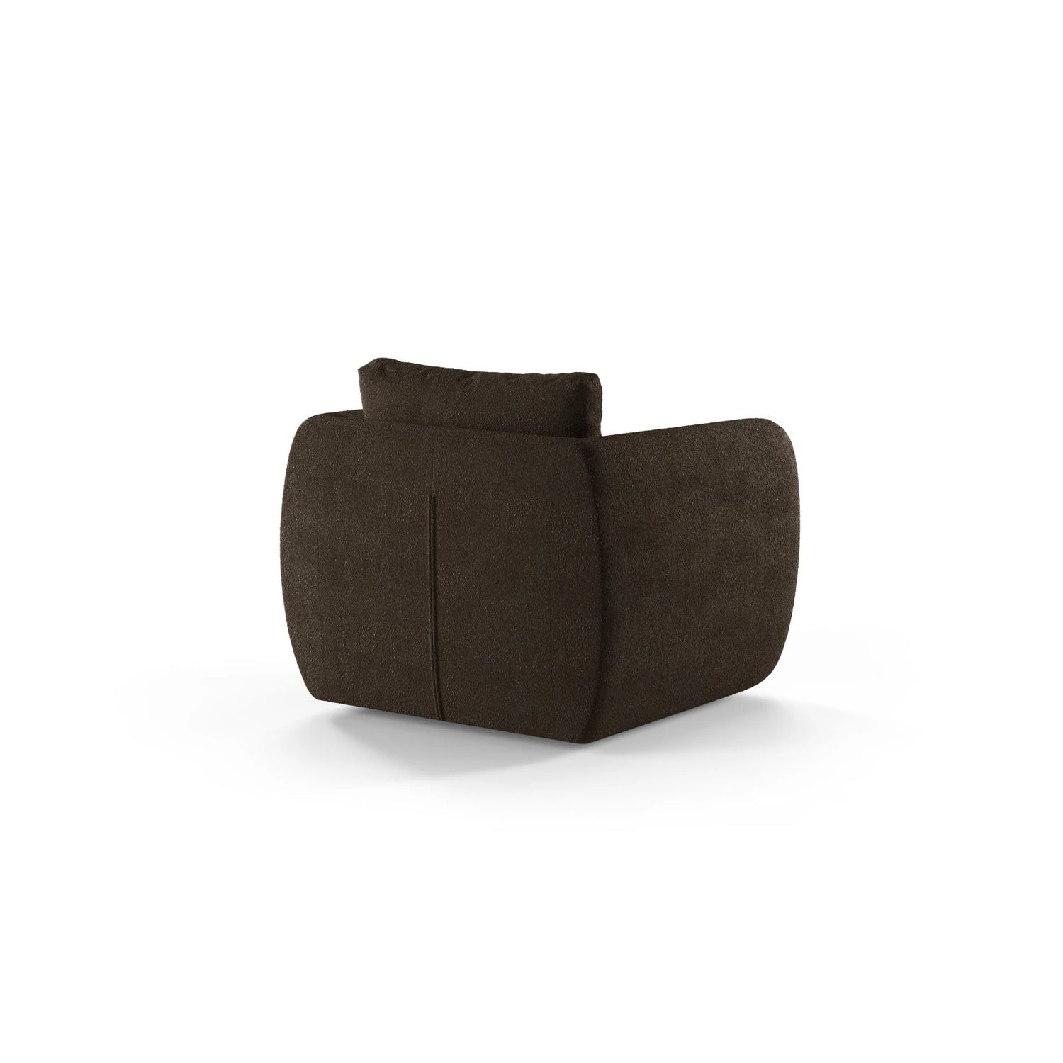 Iga Sessel aus Boucle (Baloo 2081) in Braun, 95x87 cm – Bild 4