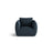 Iga Sessel aus Boucle (Baloo 2088) in Dunkelblau, 95x87 cm – Bild 1