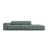 Jennifer 3-Sitzer Ecksofa, Rechte Seite offen, mit Bezug aus Chenille (Haga 78) in Petrol, 262x102 cm – Bild 1