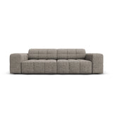Jennifer 3-Sitzer Sofa mit Bezug aus Chenille (Haga 16) in Grau, 204x102 cm – Bild 1