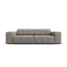 Jennifer 3-Sitzer Sofa mit Bezug aus Chenille (Haga 16) in Grau, 204x102 cm – Bild 1