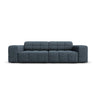 Jennifer 3-Sitzer Sofa mit Bezug aus Chenille (Haga 86) in Königsblau, 204x102 cm – Bild 1