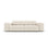 Jennifer 3-Sitzer Sofa mit Bezug aus Samt (Bluvel 22) in Leichtes Beige, 204x102 cm – Bild 1