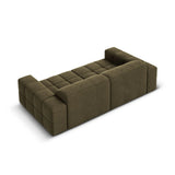Jennifer 3-Sitzer Sofa mit Bezug aus Samt (Bluvel 77) in Grün, 204x102 cm – Bild 5