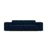 Jennifer 3-Sitzer Sofa mit Bezug aus Samt (Bluvel 86) in Königsblau, 204x102 cm – Bild 1