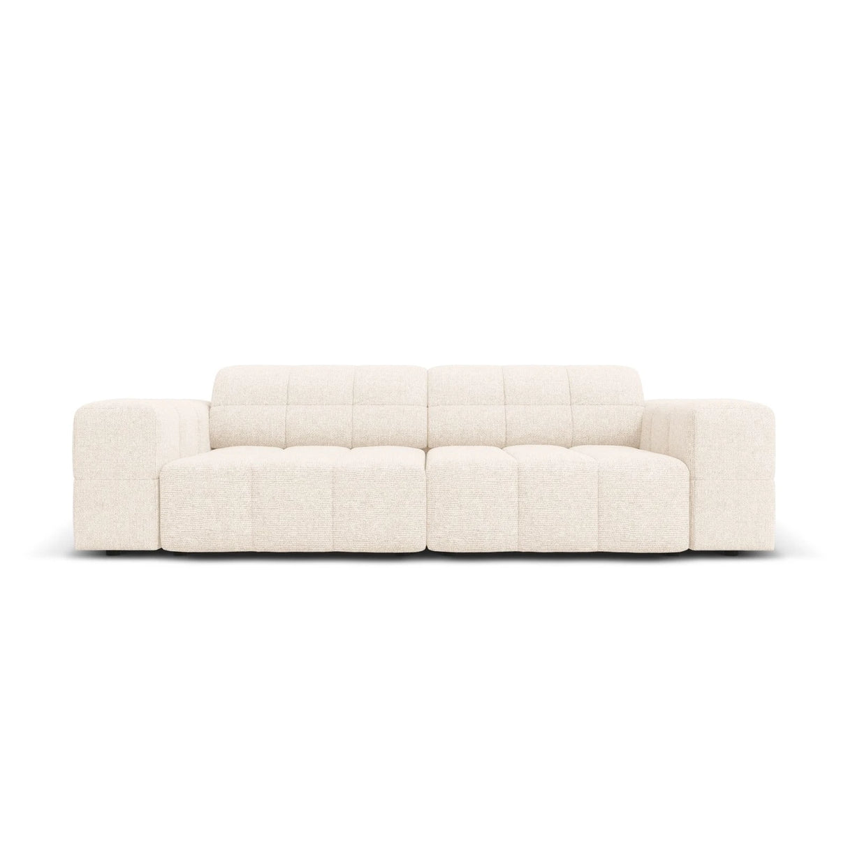 Jennifer 3-Sitzer Sofa mit Bezug aus Samt oder Chenille, 204x102 cm – Bild 1