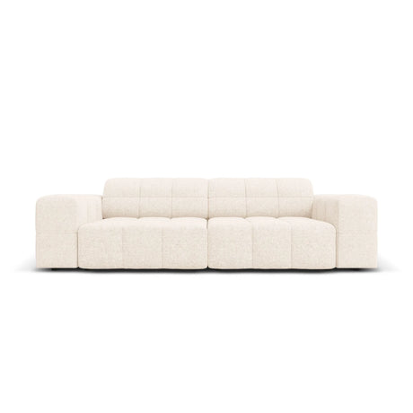 Jennifer 3-Sitzer Sofa mit Bezug aus Samt oder Chenille, 204x102 cm – Bild 1