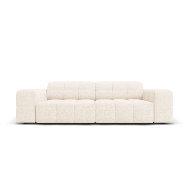 Jennifer 3-Sitzer Sofa mit Bezug aus Samt oder Chenille, 204x102 cm – Bild 1