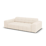 Jennifer 3-Sitzer Sofa mit Bezug aus Samt oder Chenille, 204x102 cm – Bild 4