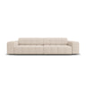 Jennifer 4-Sitzer Sofa mit Bezug aus Chenille (Haga 30) in Beige, 244x102 cm – Bild 1