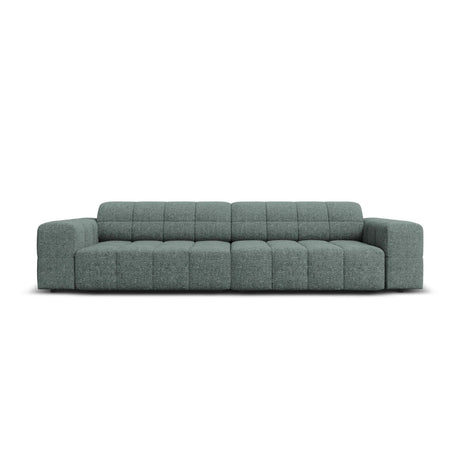 Jennifer 4-Sitzer Sofa mit Bezug aus Chenille (Haga 78) in Petrol, 244x102 cm – Bild 1