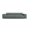 Jennifer 4-Sitzer Sofa mit Bezug aus Chenille (Haga 78) in Petrol, 244x102 cm – Bild 1