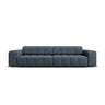 Jennifer 4-Sitzer Sofa mit Bezug aus Chenille (Haga 86) in Königsblau, 244x102 cm – Bild 1